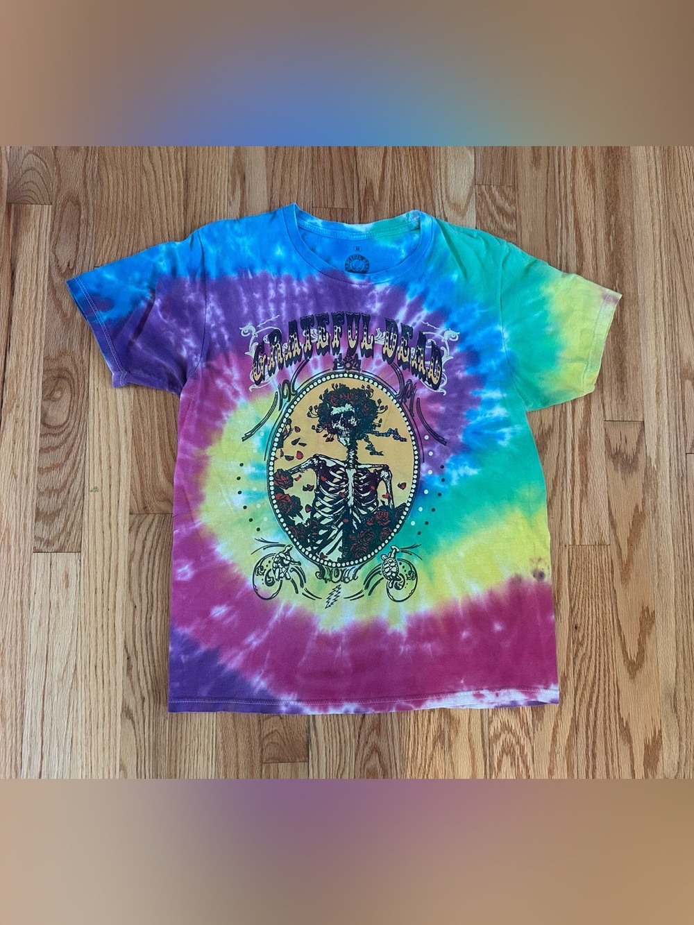 Grateful Dead Tie-Dye Skeleton Shirt